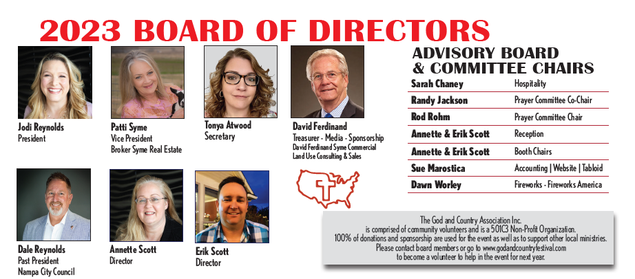 2023 God and Country Directors
